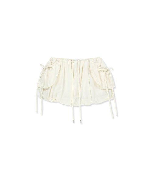 MATIN KIM MATIN KIM Strap Detail Balloon Skirt