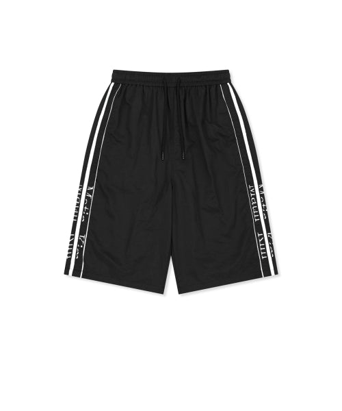 MATIN KIM MATIN KIM Side Logo Bermuda Track Pants