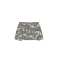 MATIN KIM MATIN KIM Cargo Mini Denim Skort in Beige