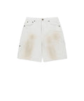 MATIN KIM MATIN KIM Carpenter Bermuda Denim Pants in White