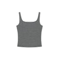 MATIN KIM MATIN KIM SQUARE NECK CROPPED TANK TOP
