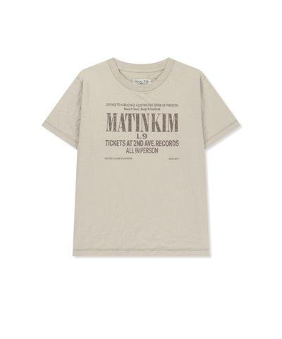 MATIN KIM T-Shirt Crease Top