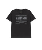 MATIN KIM MATIN KIM T-Shirt Crease Top (Black)