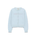 MATIN KIM MATIN KIM Sheer Cardigan for Women in Light Blue