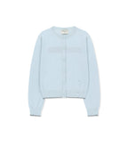 MATIN KIM MATIN KIM Sheer Cardigan for Women in Light Blue