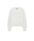 MATIN KIM MATIN KIM Sheer Cardigan for Women in White