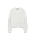 MATIN KIM MATIN KIM Sheer Cardigan for Women in White