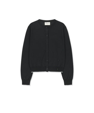 MATIN KIM Sheer Cardigan for Women in Black