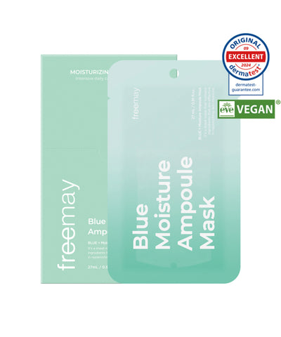 FREEMAY Primey Blue Moisture Ampoule Mask 10P
