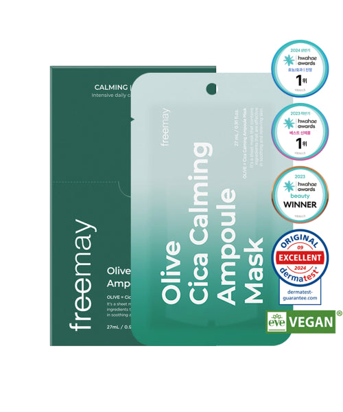 FREEMAY FREEMAY Primey Olive Cica Calming Ampoule Mask 10P