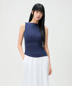 MIXXO MIXXO T-Shirt Shirring Sleeveless C