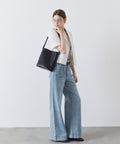 MIXXO MIXXO Pocket Wide Flare Denim Pants