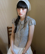 MIXXO MIXXO Shirt Round Collar Shirring