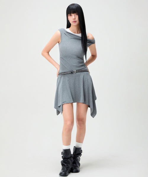 MIXXO MIXXO Layered Jersey Dress (C, S)