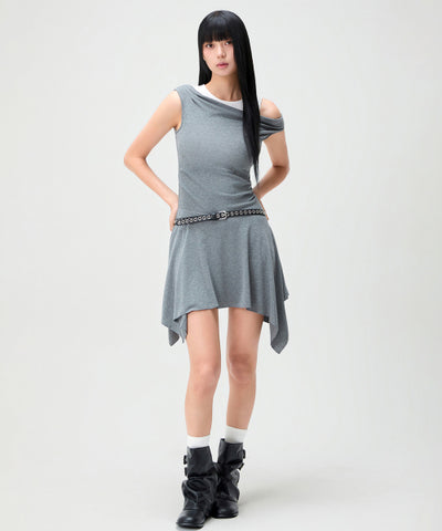 MIXXO Layered Jersey Dress (C, S)