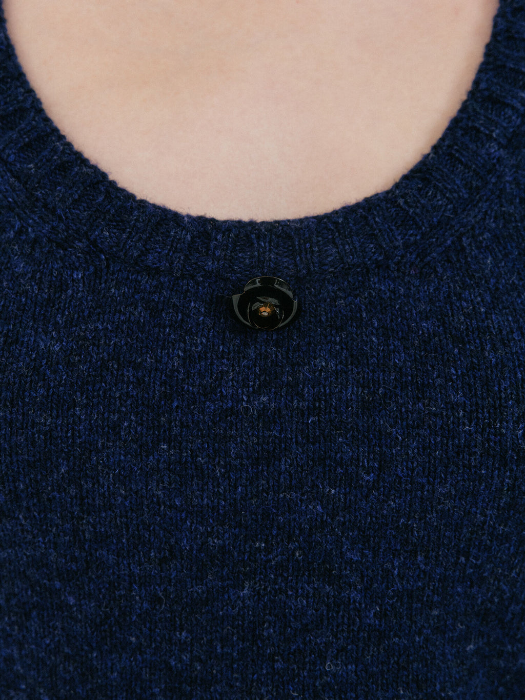 EENK ZIUP Sleeveless Knit Top - Navy