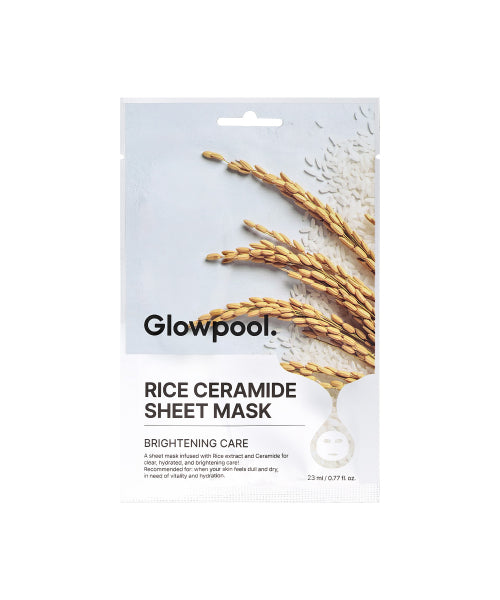 GLOWPOOL GLOWPOOL Glowful Rice Ceramide Sheet Mask x 10EA