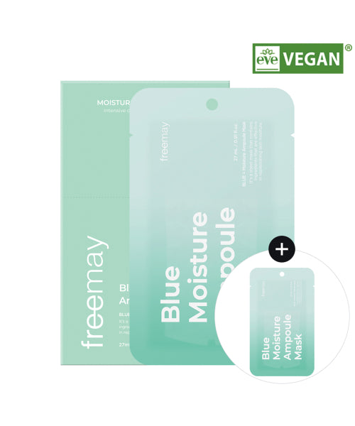 FREEMAY FREEMAY Blue Moisture Ampoule Mask 20 sheets