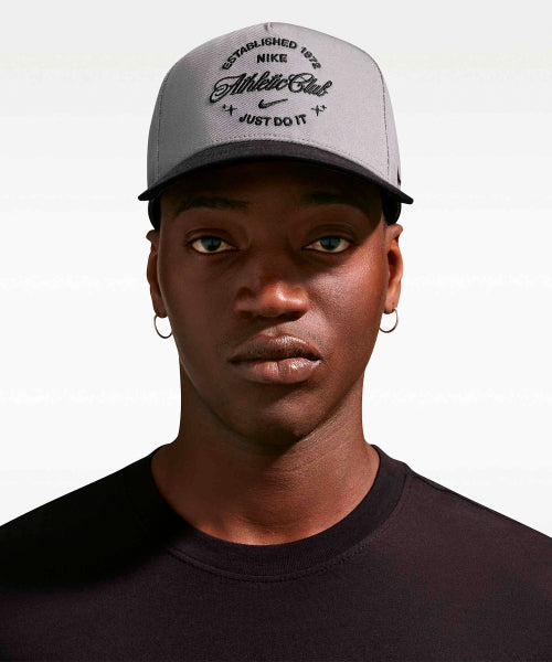 NIKE Nike Hat Smoke Gray:Black