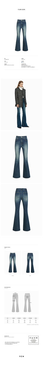 YCH FLAIR JEAN BLUE (W24DB8101BL)