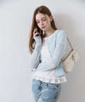 MIXXO MIXXO T-Shirt Hem Frill Short Sleeve