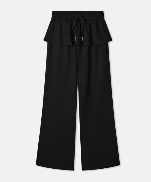 MIXXO MIXXO Banded Frill Layered Pants