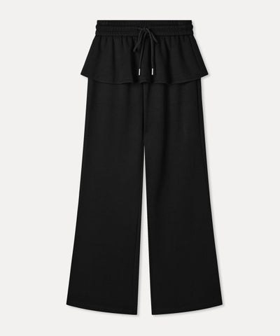 MIXXO Banded Frill Layered Pants