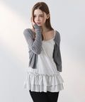 MIXXO MIXXO Studded Frill Tank Top T-Shirt
