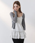 MIXXO MIXXO Studded Frill Tank Top T-Shirt