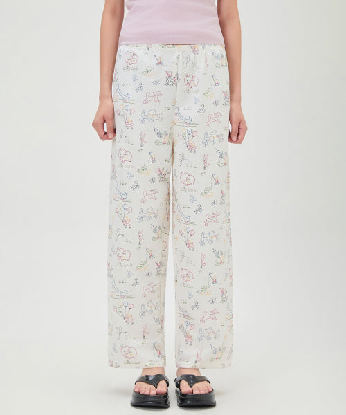 MIXXO MIXXO Pattern Banding Pajamas Size C