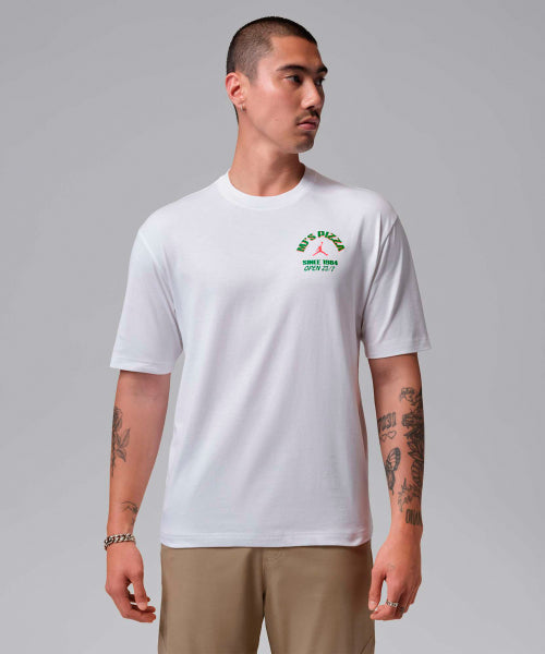 NIKE Nike Jordan Graphic T-Shirt M - White: Infrared 23