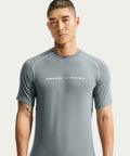 NIKE NIKE T-Shirt M - Cool Grey:Wolf Grey:Black