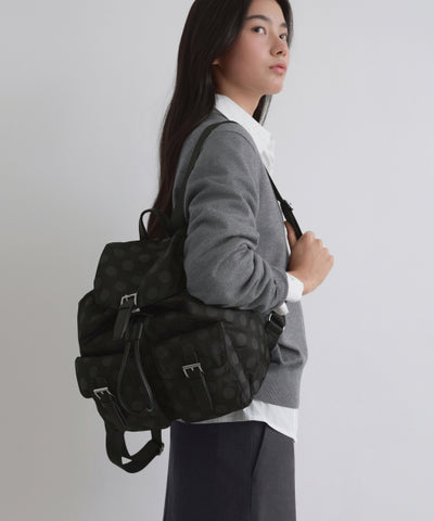 MUSINSA STANDARD WOMAN Women's Polka Dot Flap Mini Backpack