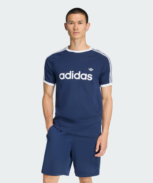 ADIDAS ADIDAS 3-Stripe Slim Ringer Tee