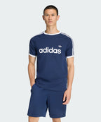 ADIDAS ADIDAS 3-Stripe Slim Ringer Tee