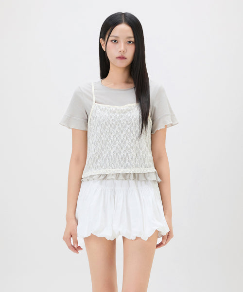 MIXXO MIXXO T-Shirt Lace Bustier C