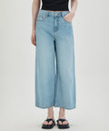 MIXXO MIXXO Cropped Wide Fit Denim - C