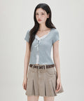 MIXXO MIXXO T-Shirt Frill Tank Top Cardigan S