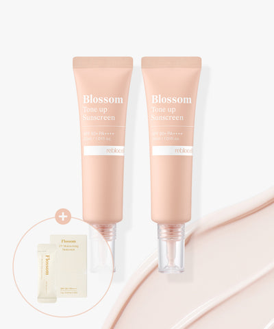 REBLOCELL Blossom Tone-Up Sunscreen SPF50+ PA++++ 30ml set of 2