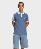 ADIDAS ADIDAS Waffle Knit Polo Shirt - Blue