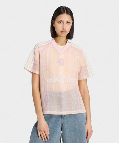 ADIDAS Summer Glow Knit T-Shirt - Sandy Pink
