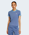 ADIDAS ADIDAS 3-Stripe Slim T-shirt - Blue