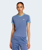 ADIDAS ADIDAS 3-Stripe Slim T-shirt - Blue