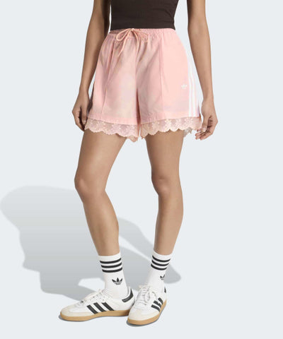 ADIDAS Lace Trim 3-Stripe Short Pants - Sandy Pink