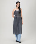 MIXXO MIXXO Button-up See-through Long Dress - Size S/C