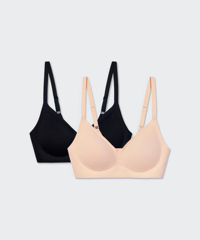 MUSINSA STANDARD WOMAN Women's Seamless Light Volume Bra 2 Pack