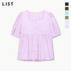 LIST Cotton puff shirring blouse_TWWBLQ62010
