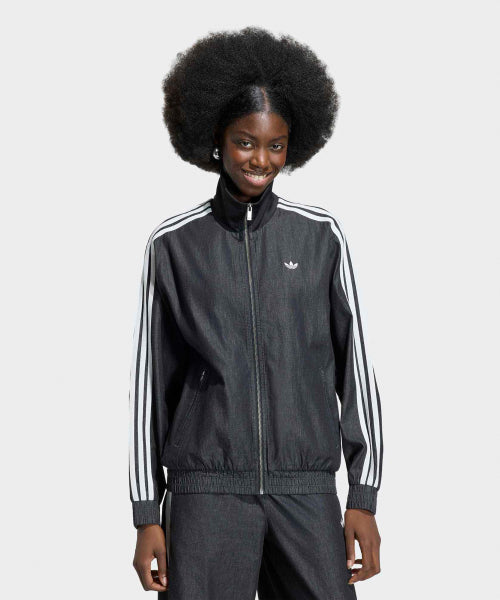 ADIDAS ADIDAS Denim Track Top - Medium Black Denim