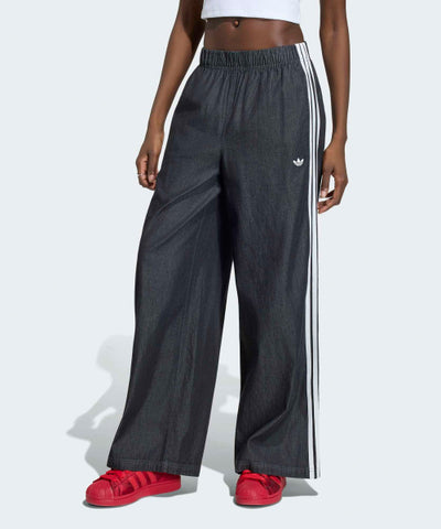 ADIDAS Denim Wide Leg Pants - Medium Denim