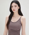 MIXXO MIXXO Striped Cap Tank Top C